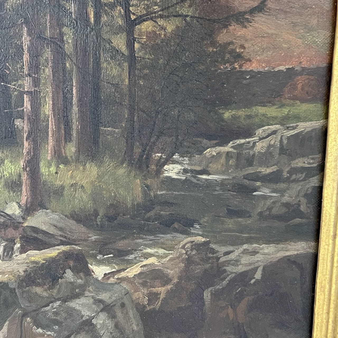 George Cammidge Antique Stream in North Wales Painting