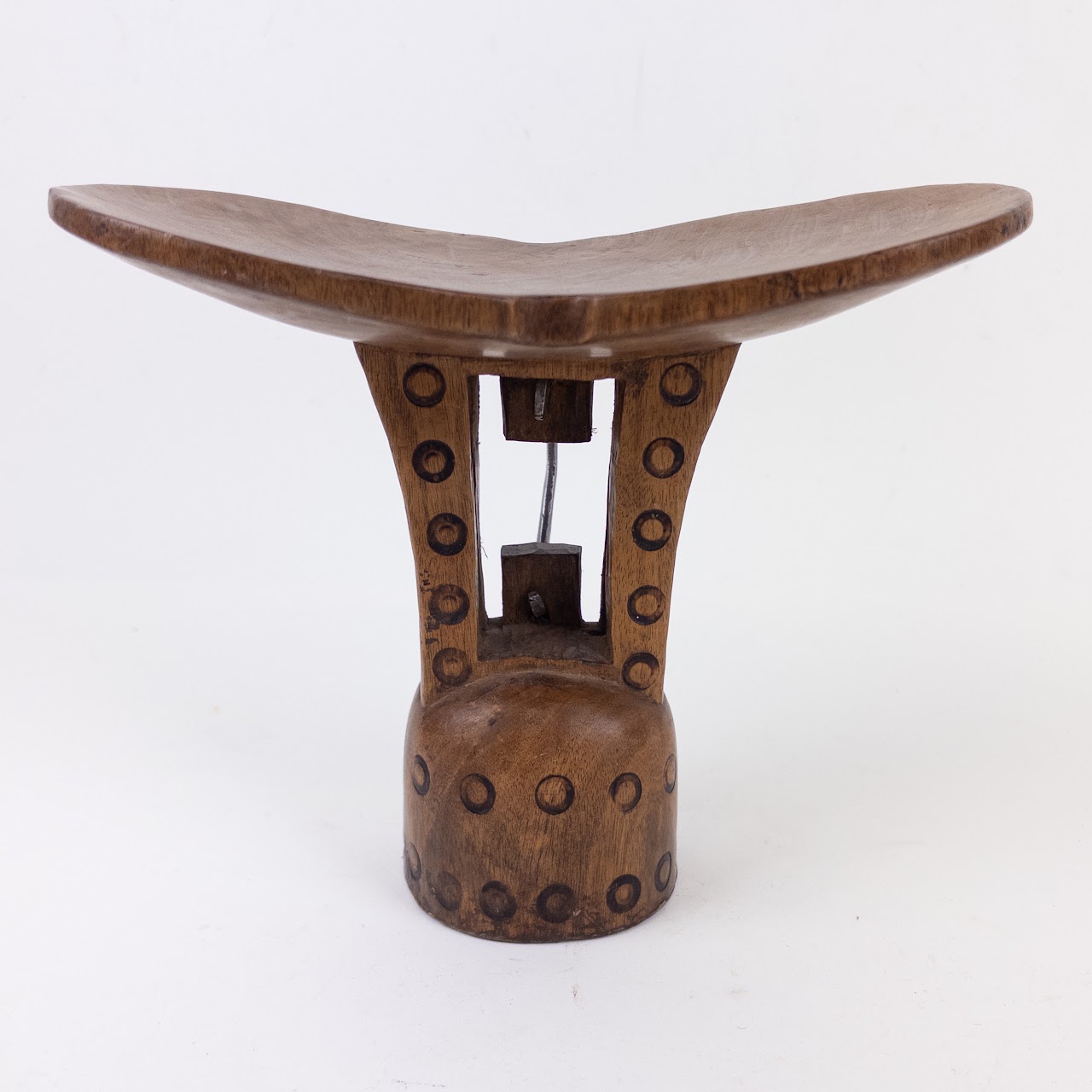 Ethiopian Carved Wood Headrest