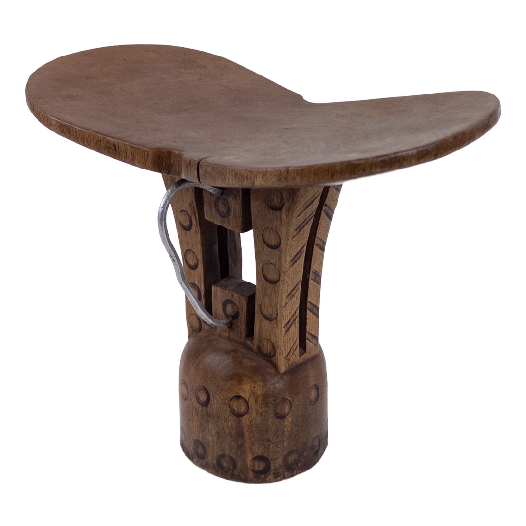 Ethiopian Carved Wood Headrest