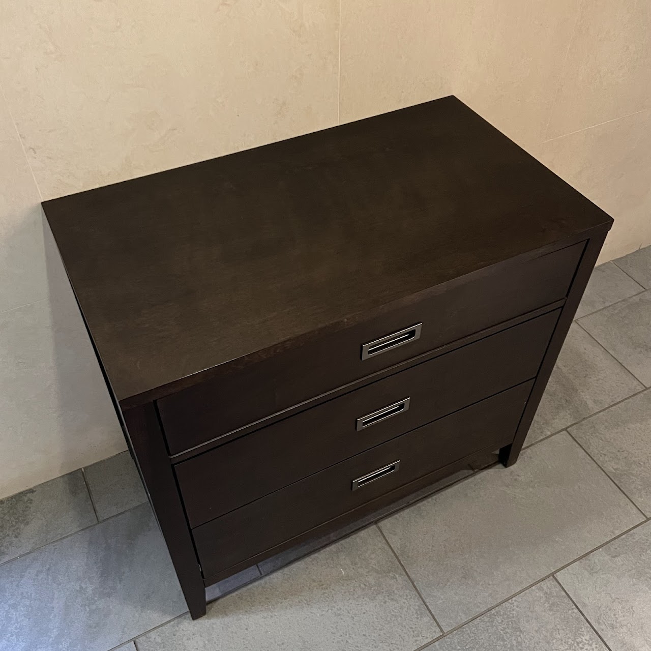 Crate & Barrel Three-Drawer Chest