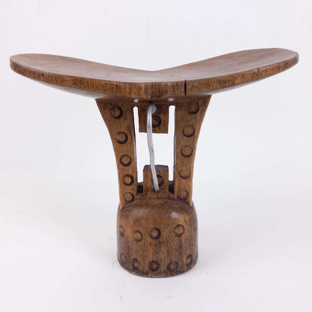 Ethiopian Carved Wood Headrest