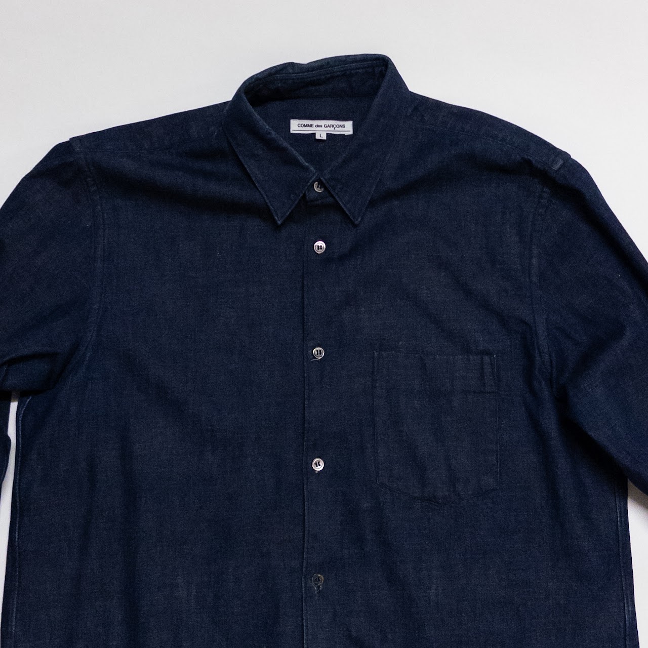 Comme des Garçons Denim Button-Up Shirt