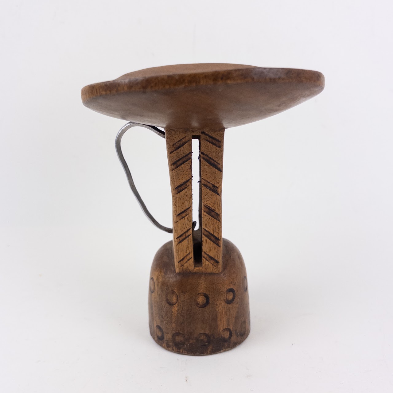 Ethiopian Carved Wood Headrest