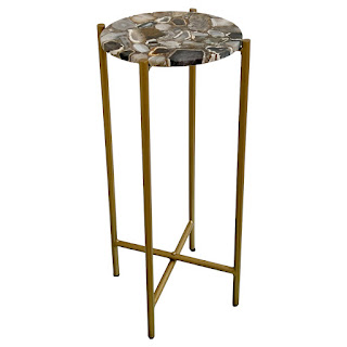 Agate Top Small Drinks Table