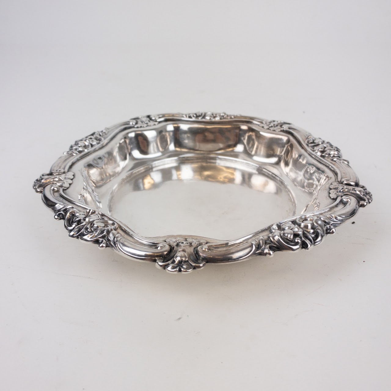 950 Silver Charles Harleux Pentagonal Dish