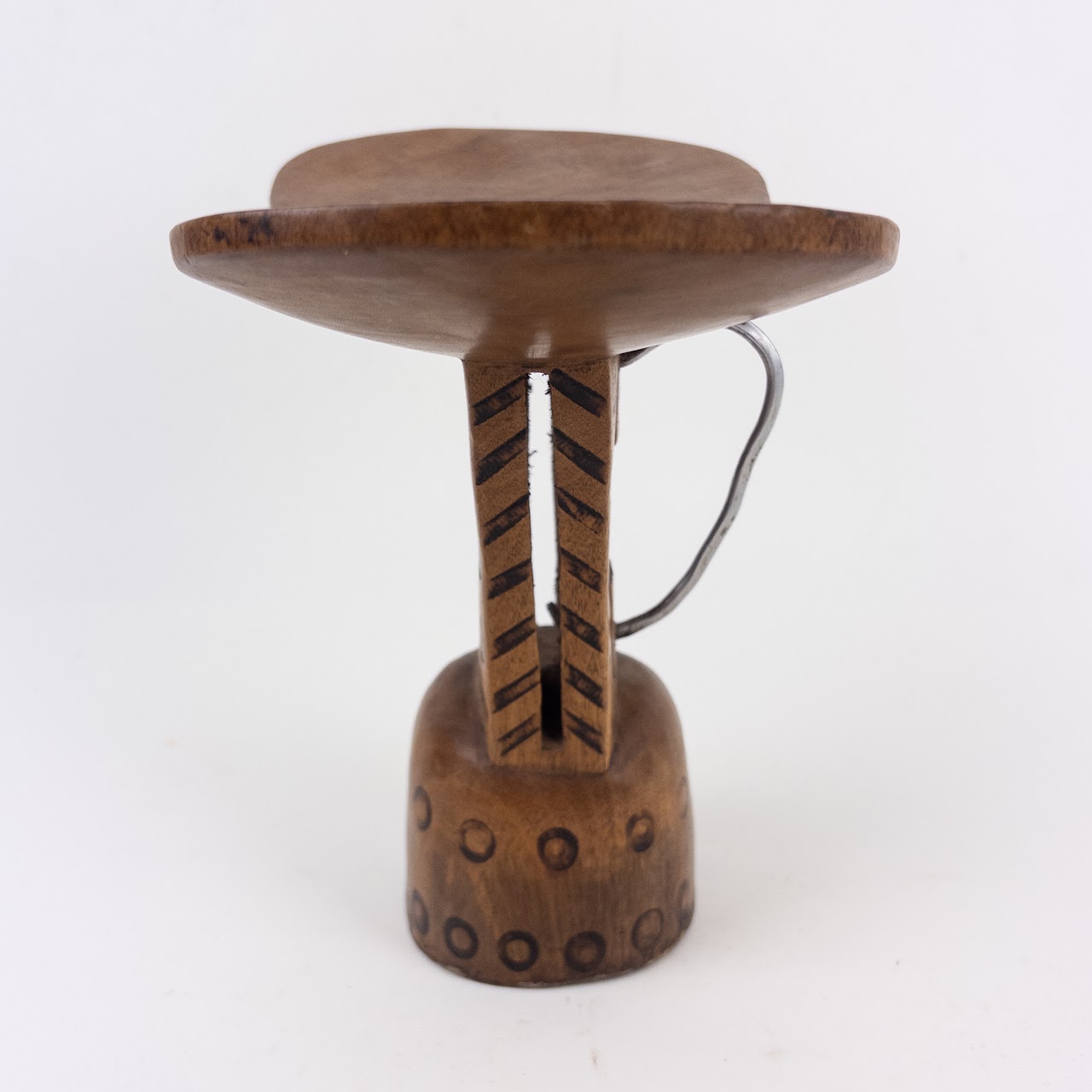 Ethiopian Carved Wood Headrest