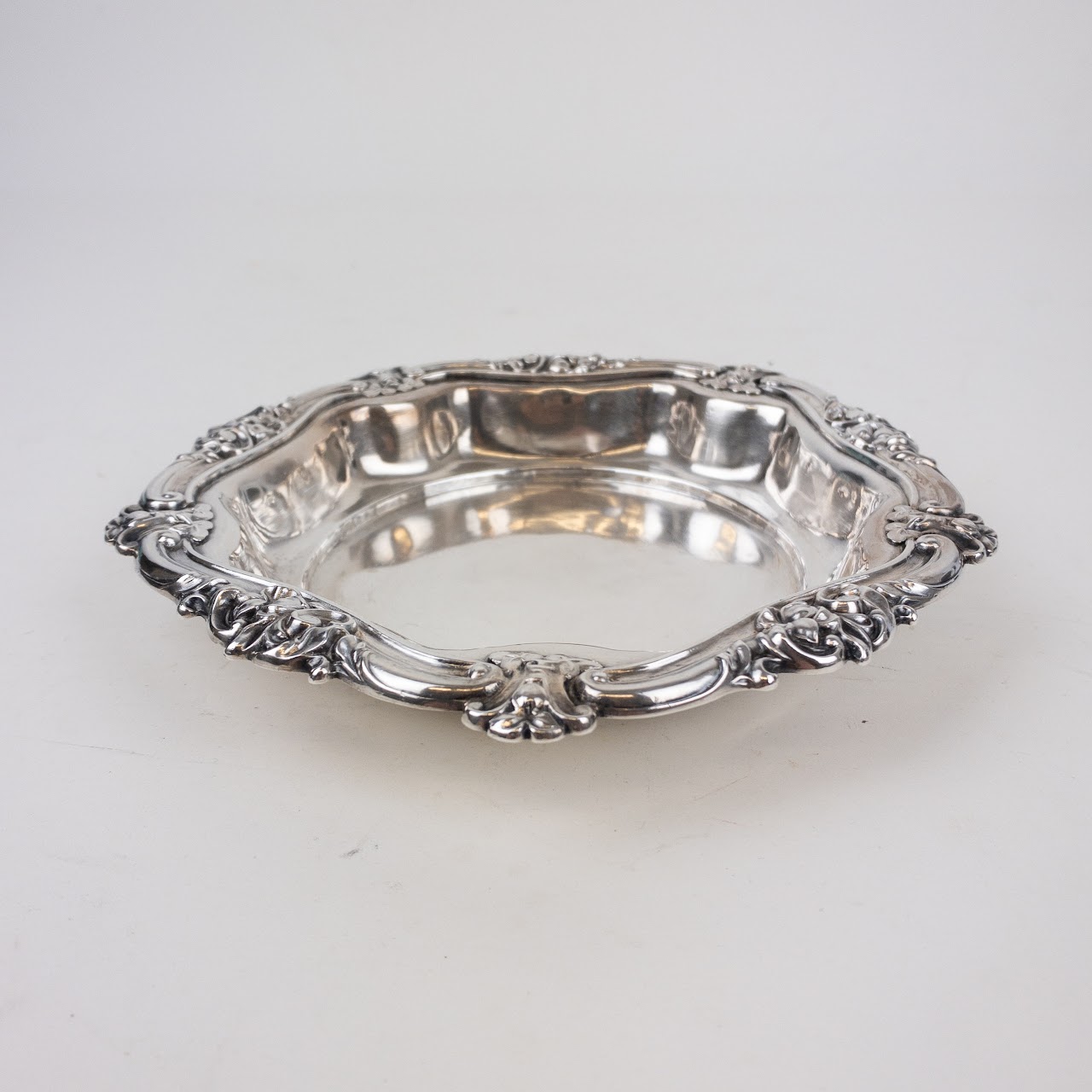 950 Silver Charles Harleux Pentagonal Dish