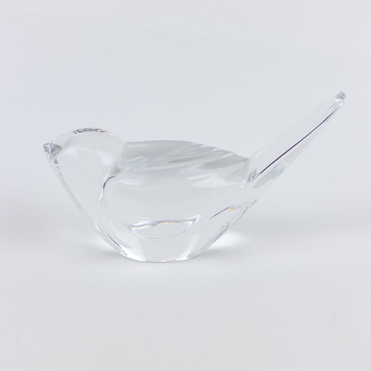 Baccarat Crystal Bird Figurine