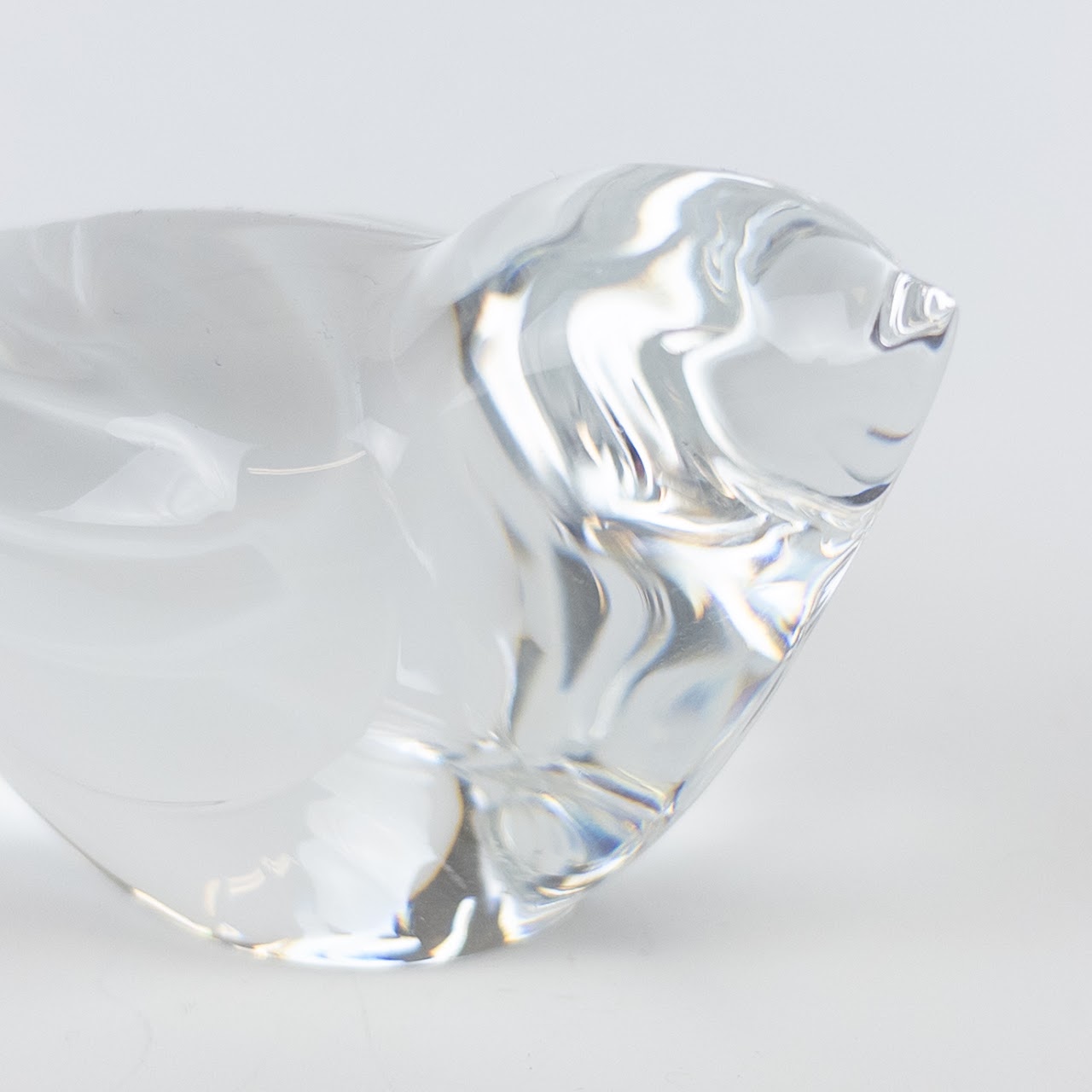 Baccarat Crystal Bird Figurine