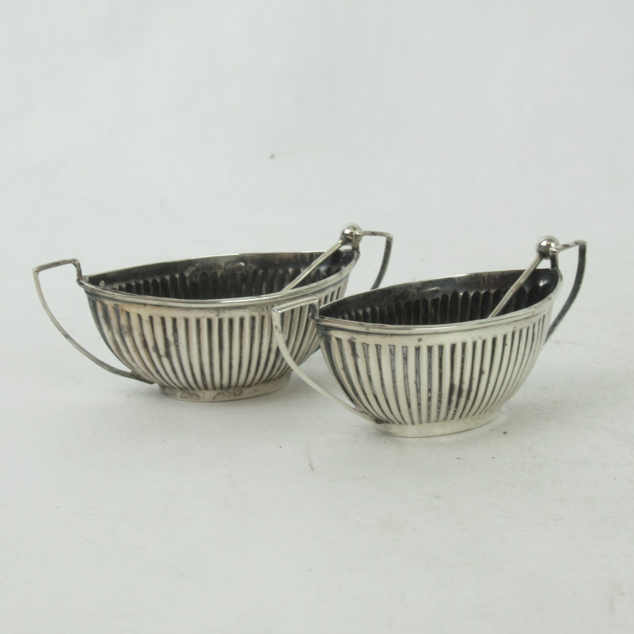 Sterling Silver Salt Cellar Pair