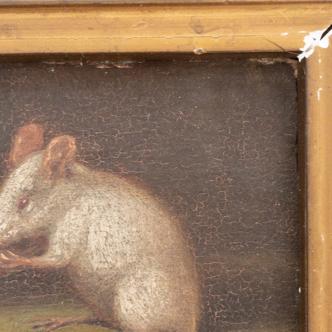 Mouse Vintage Oil Painting