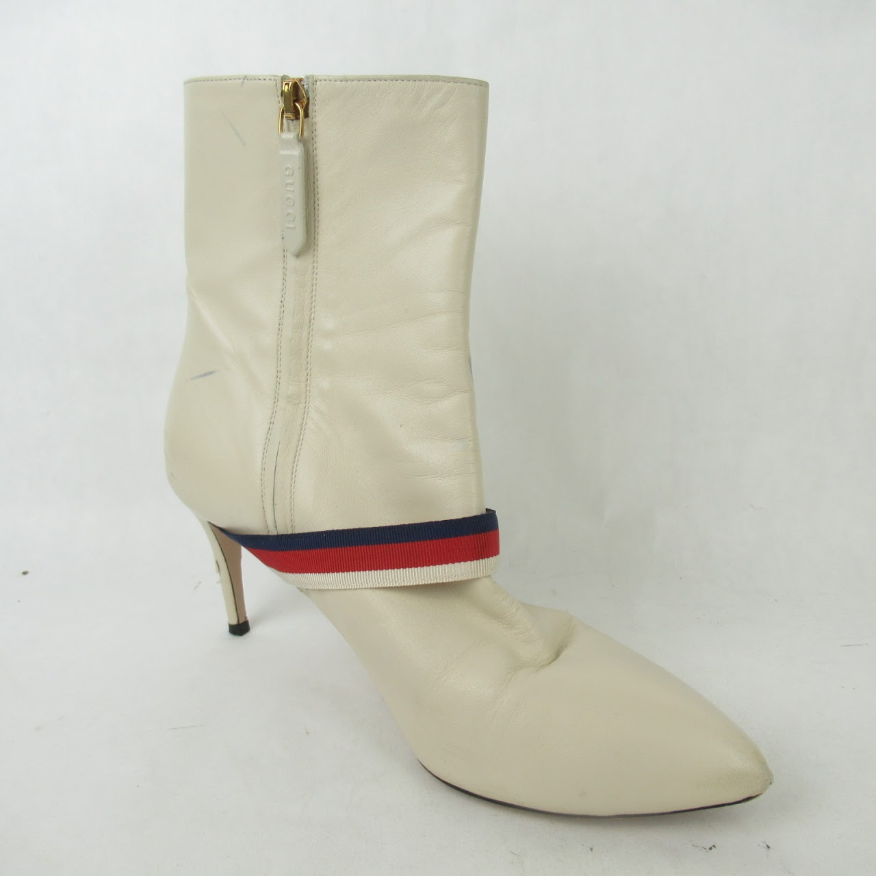 Gucci Leather Ankle Boots