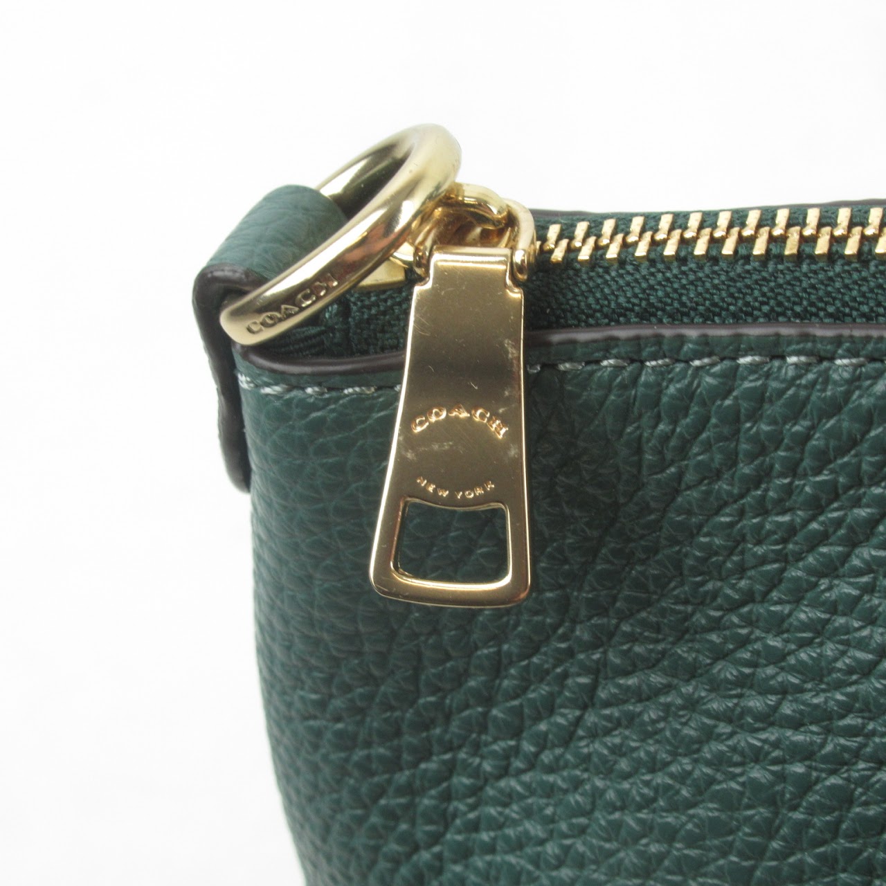 Coach Small Green Leather Satchel