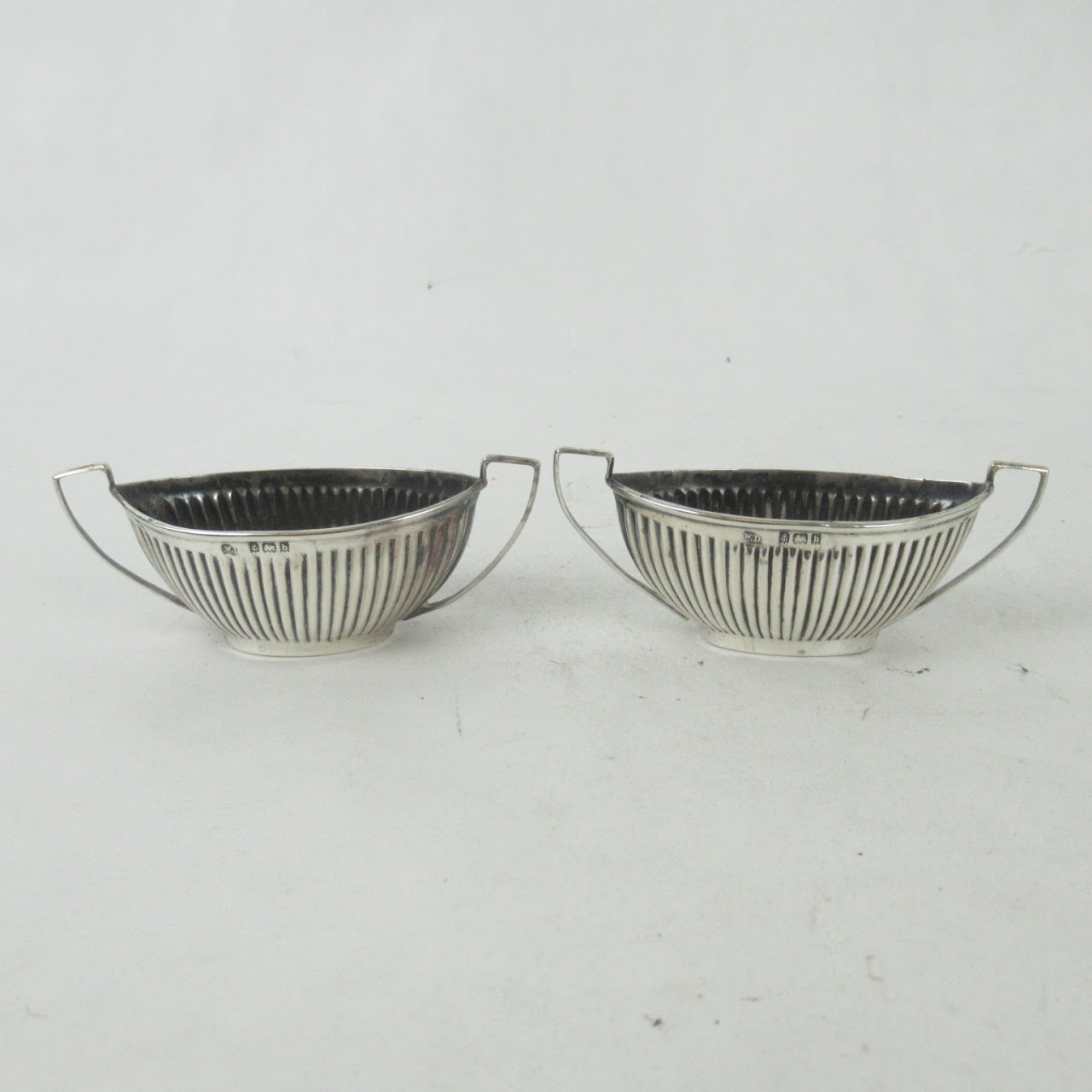 Sterling Silver Salt Cellar Pair