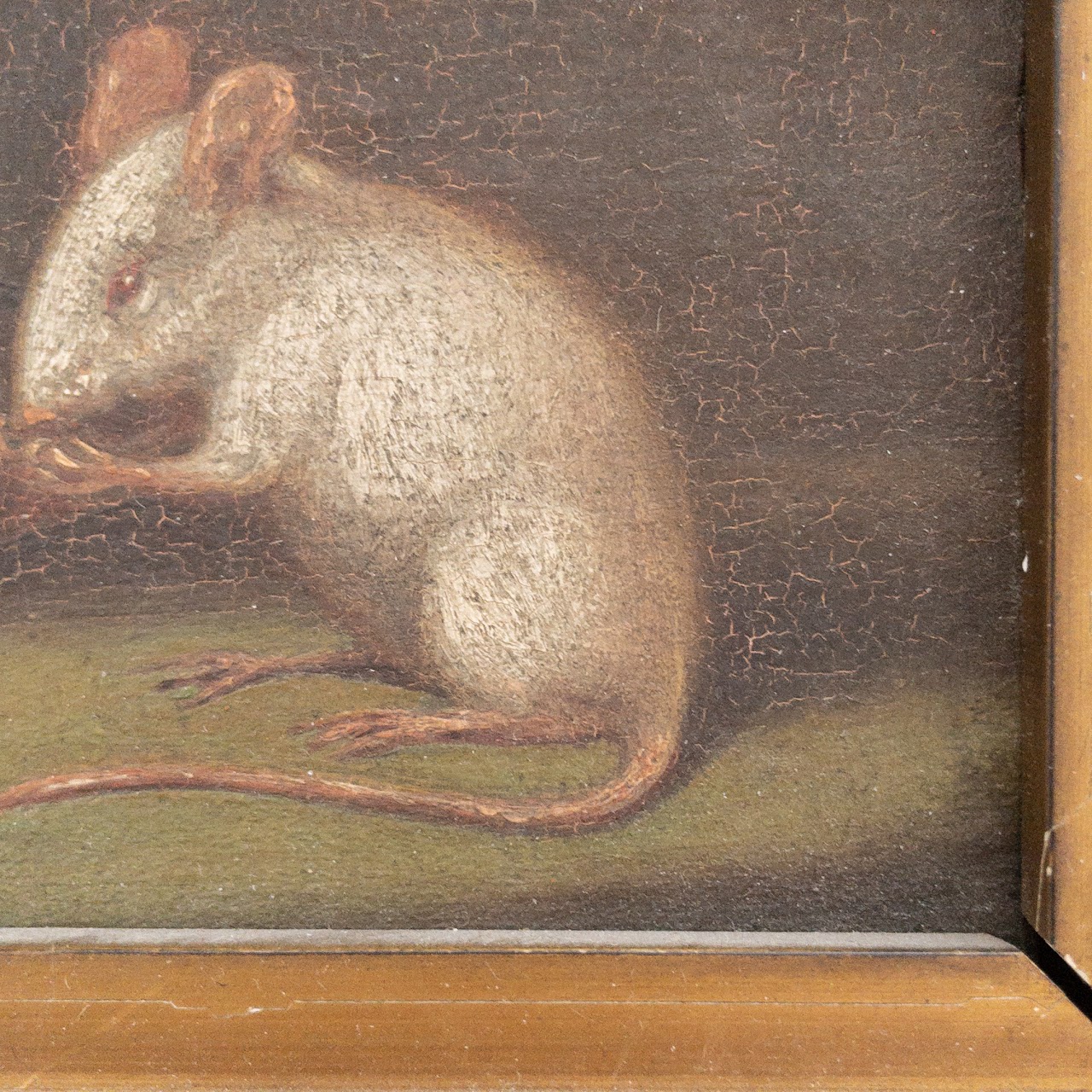 Mouse Vintage Oil Painting