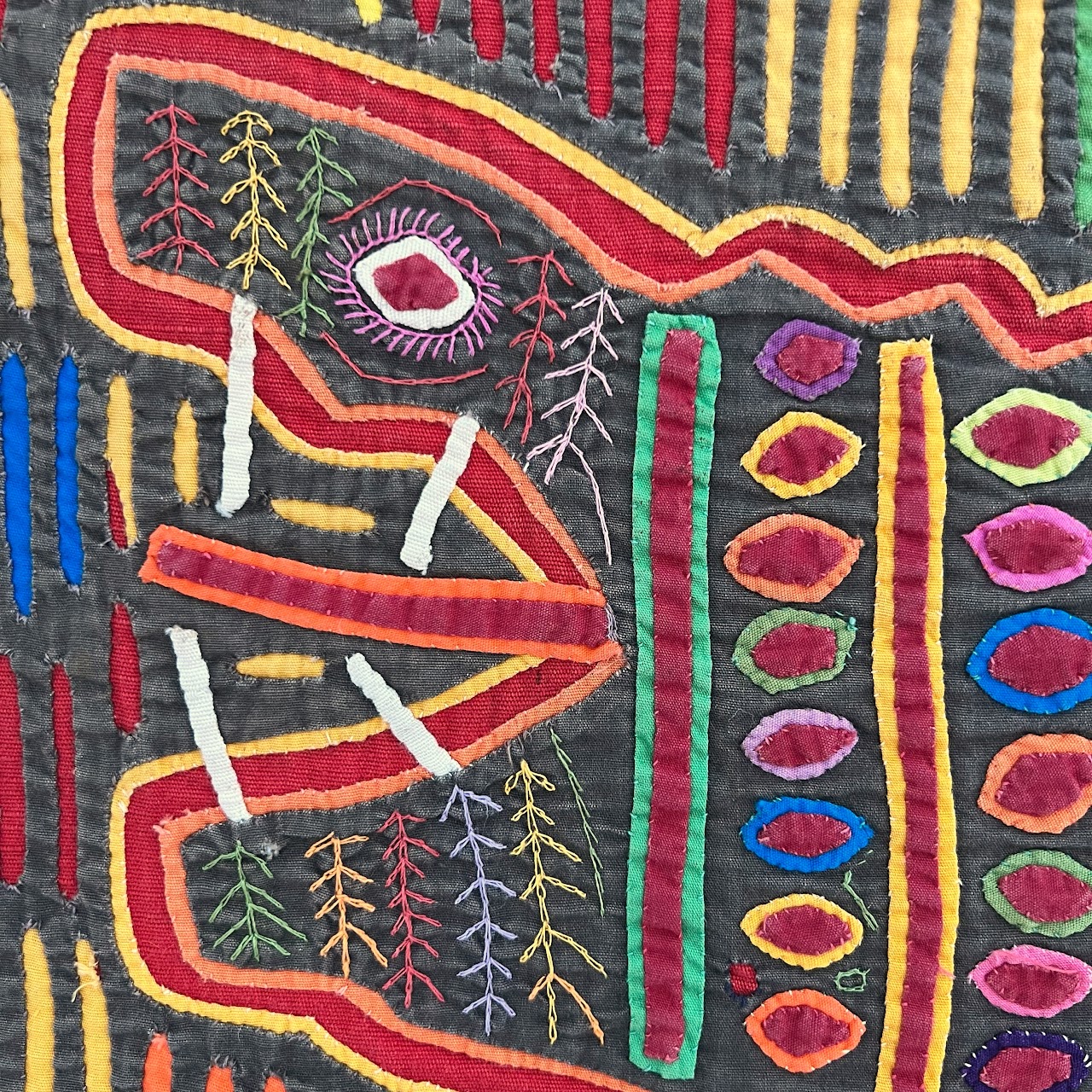 Vintage Kuna Mola Textile Art