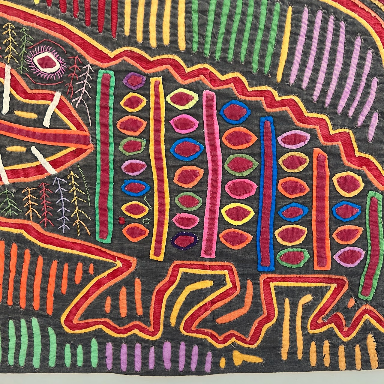 Vintage Kuna Mola Textile Art