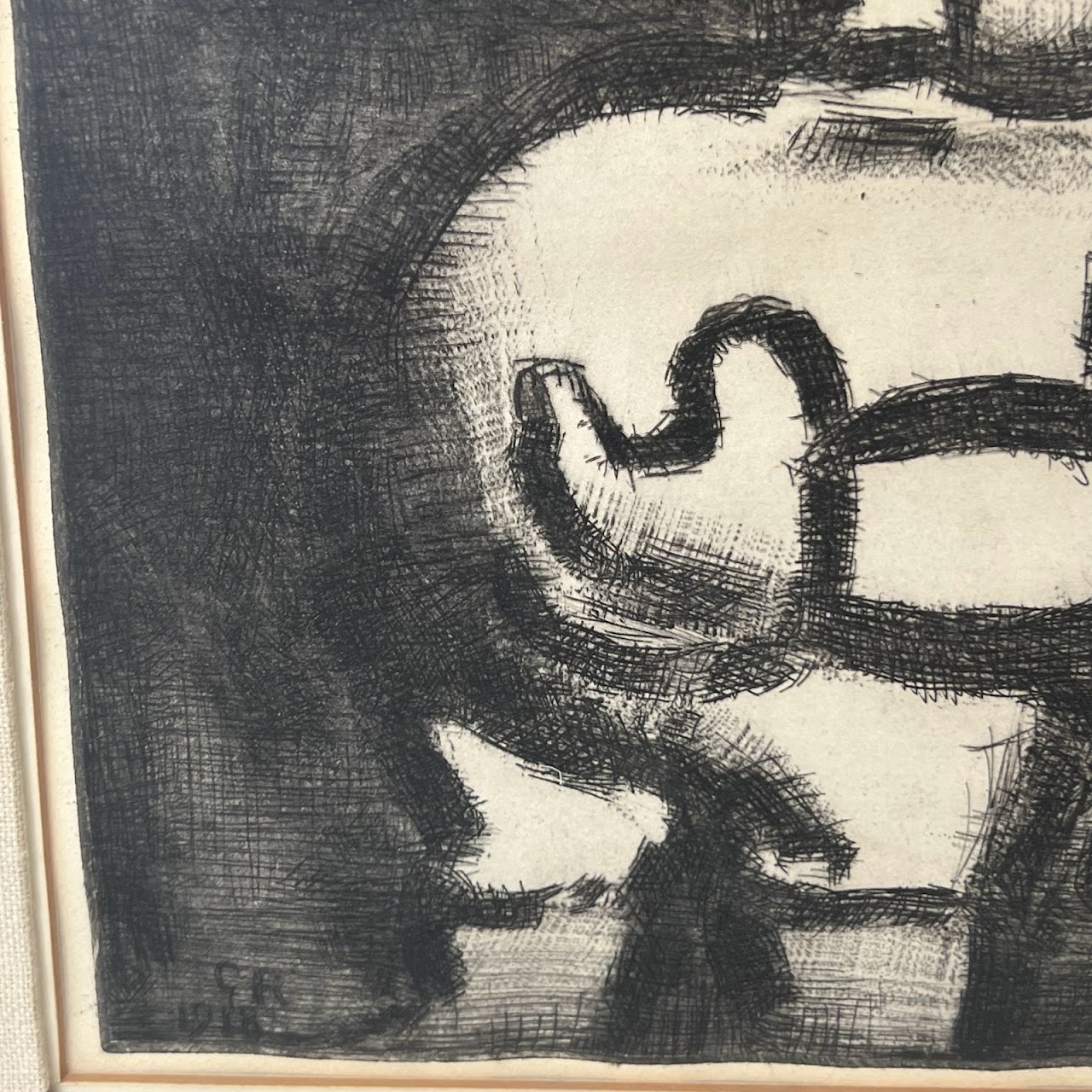 Georges Rouault 'Father Ubu' Etching