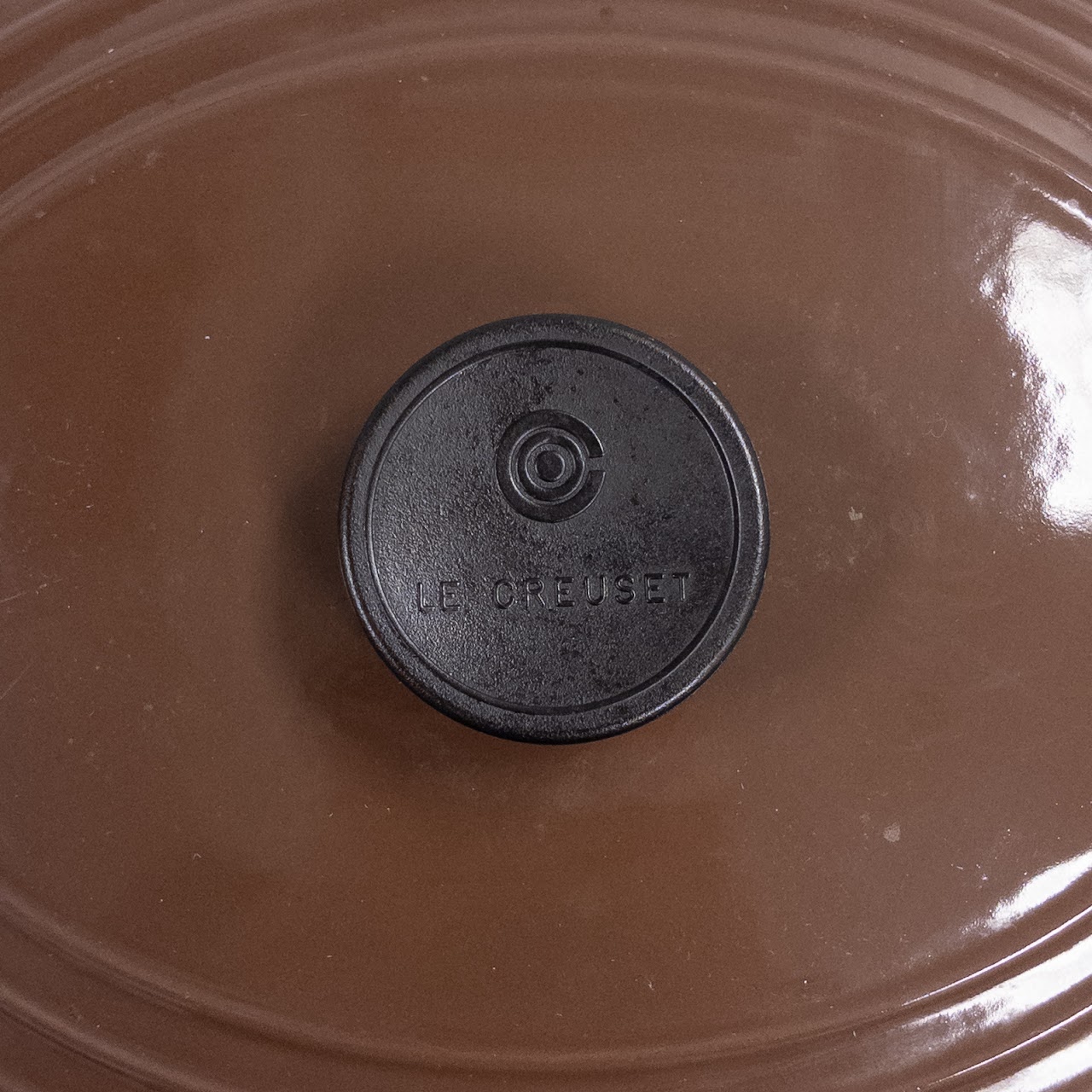 Le Creuset Brown Oval Dutch Oven