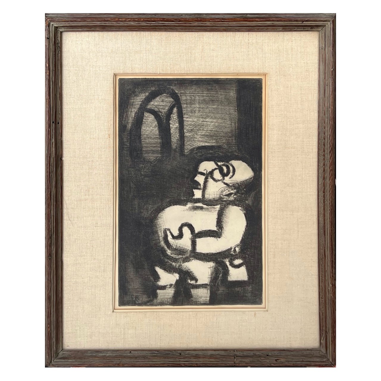 Georges Rouault 'Father Ubu' Etching