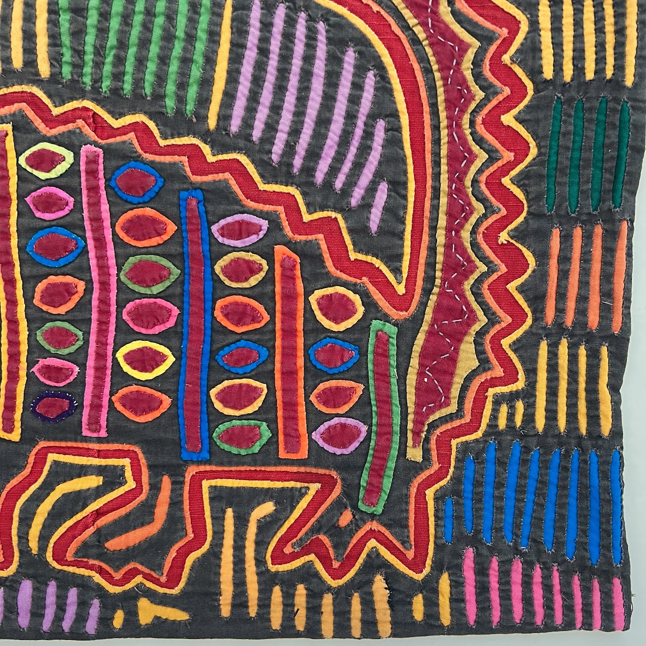 Vintage Kuna Mola Textile Art