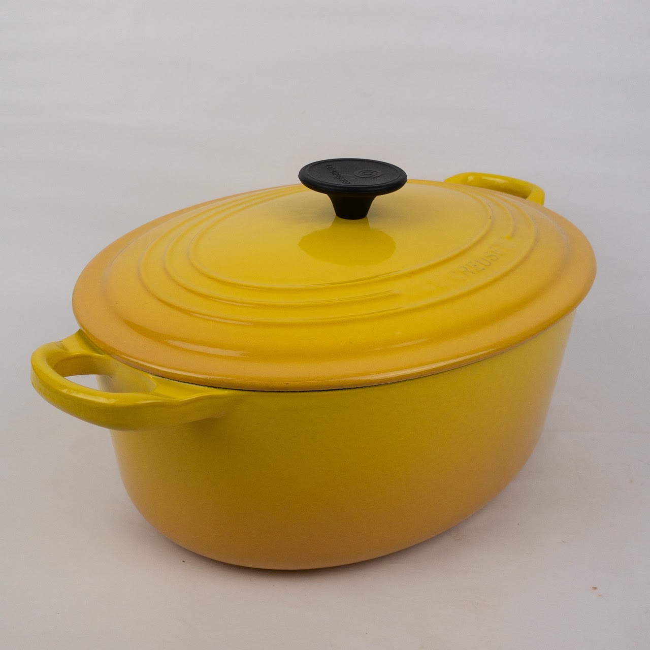 Le Creuset Yellow Oval Dutch Oven