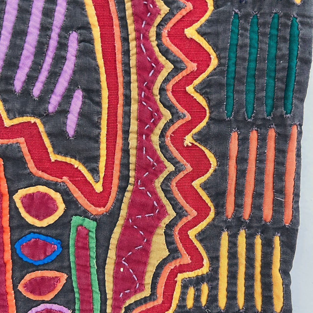 Vintage Kuna Mola Textile Art