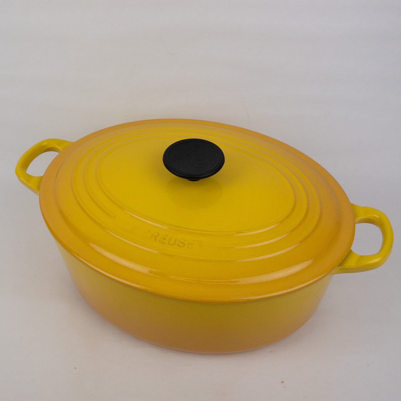 Le Creuset Yellow Oval Dutch Oven