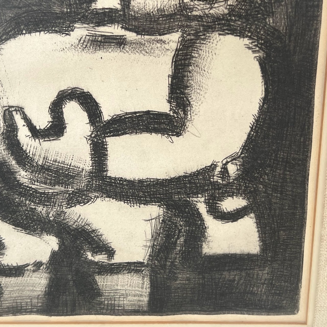 Georges Rouault 'Father Ubu' Etching