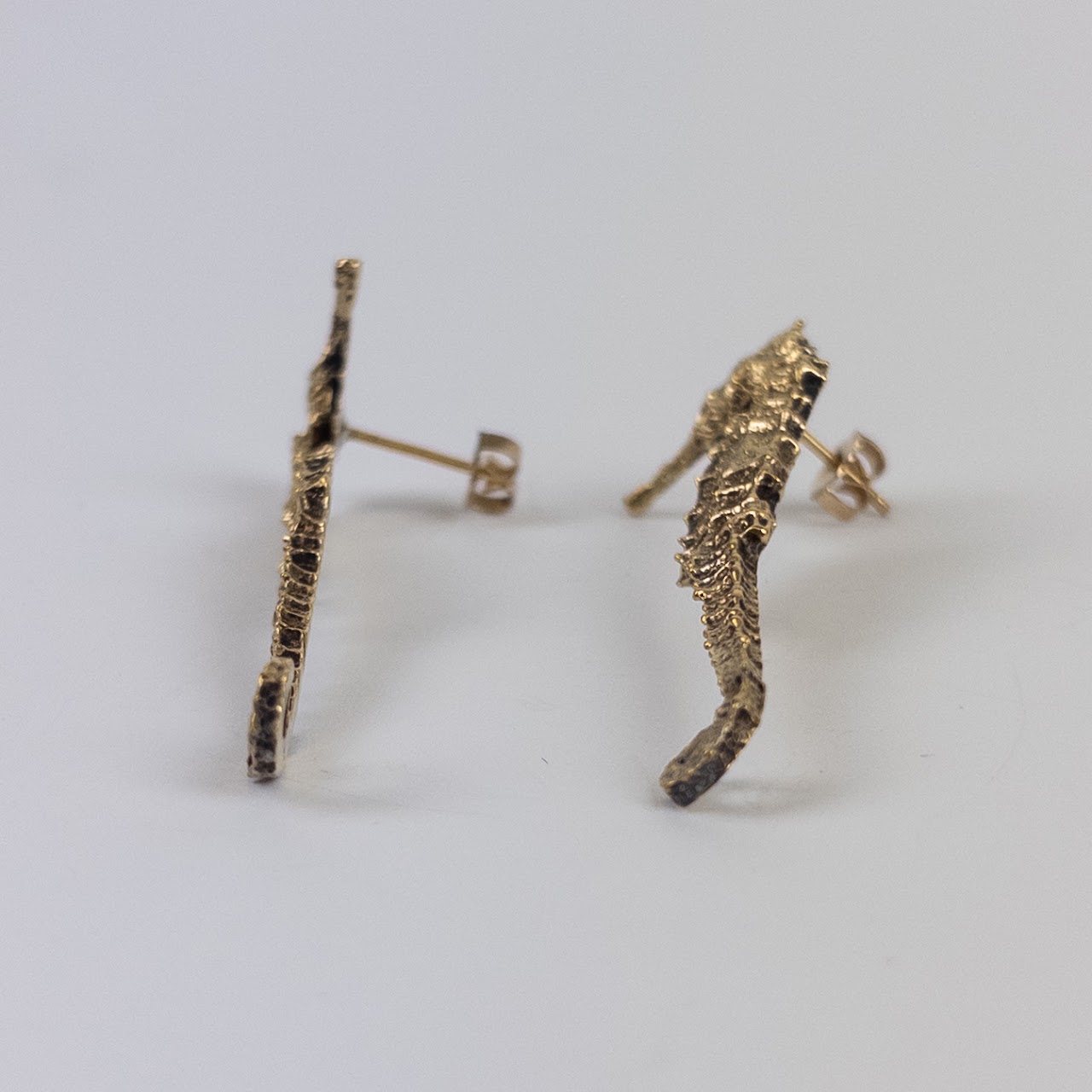 Sterling Silver Seahorse Earrings