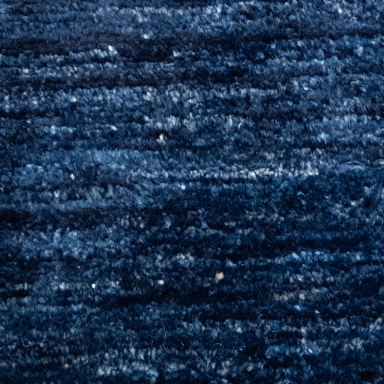 Deep Blue Wool Area Rug