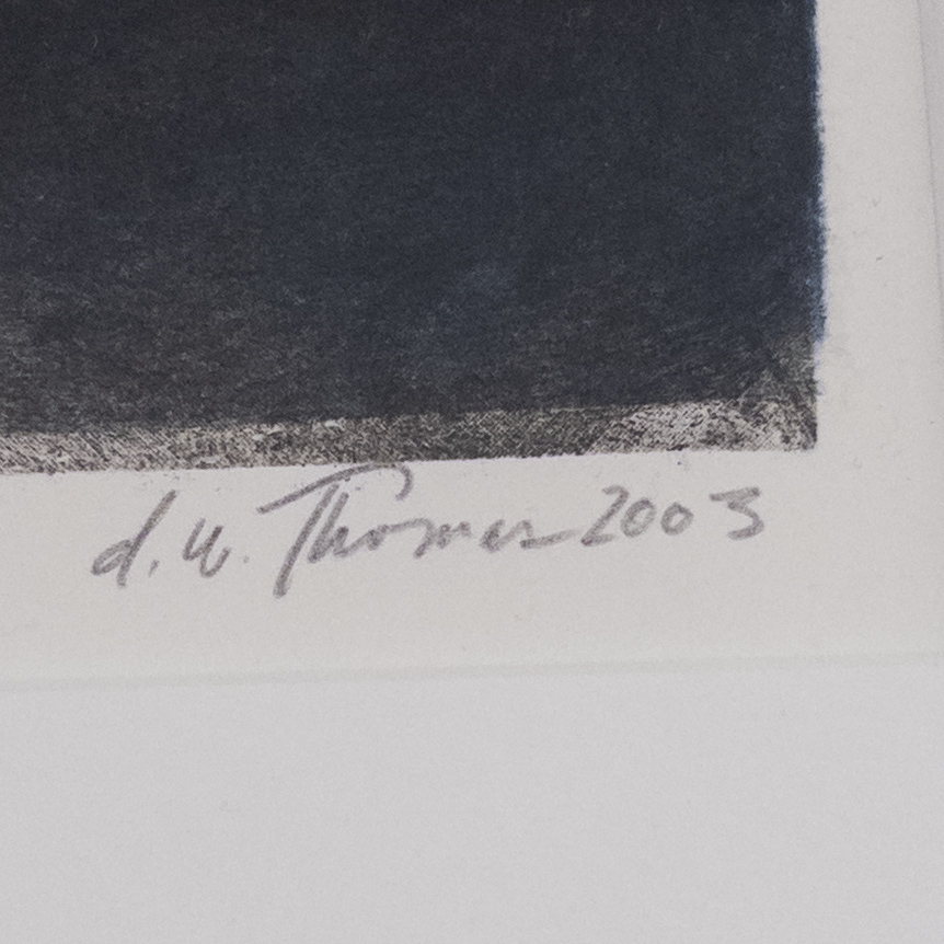 D. W. Thomas Signed Monoprint #1