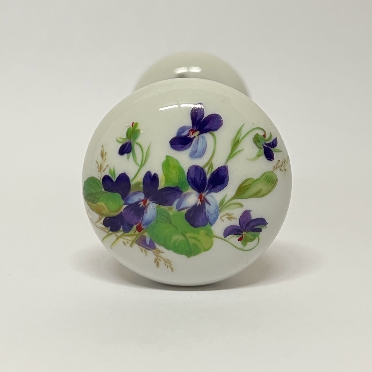 Limoges Antique Hand-Painted Porcelain Doorknob