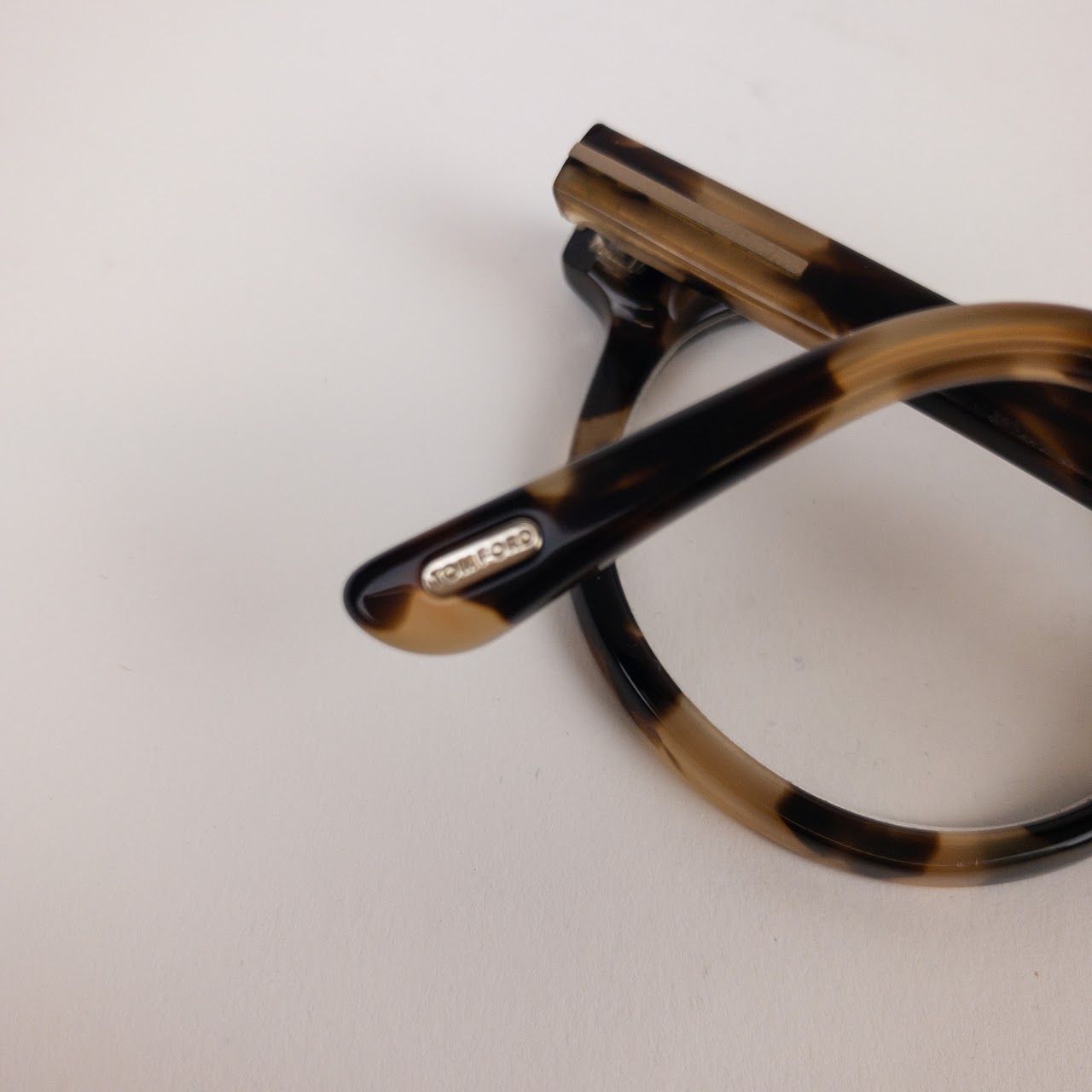 Tom Ford Round 'Tortoise'  R/X Eyeglasses