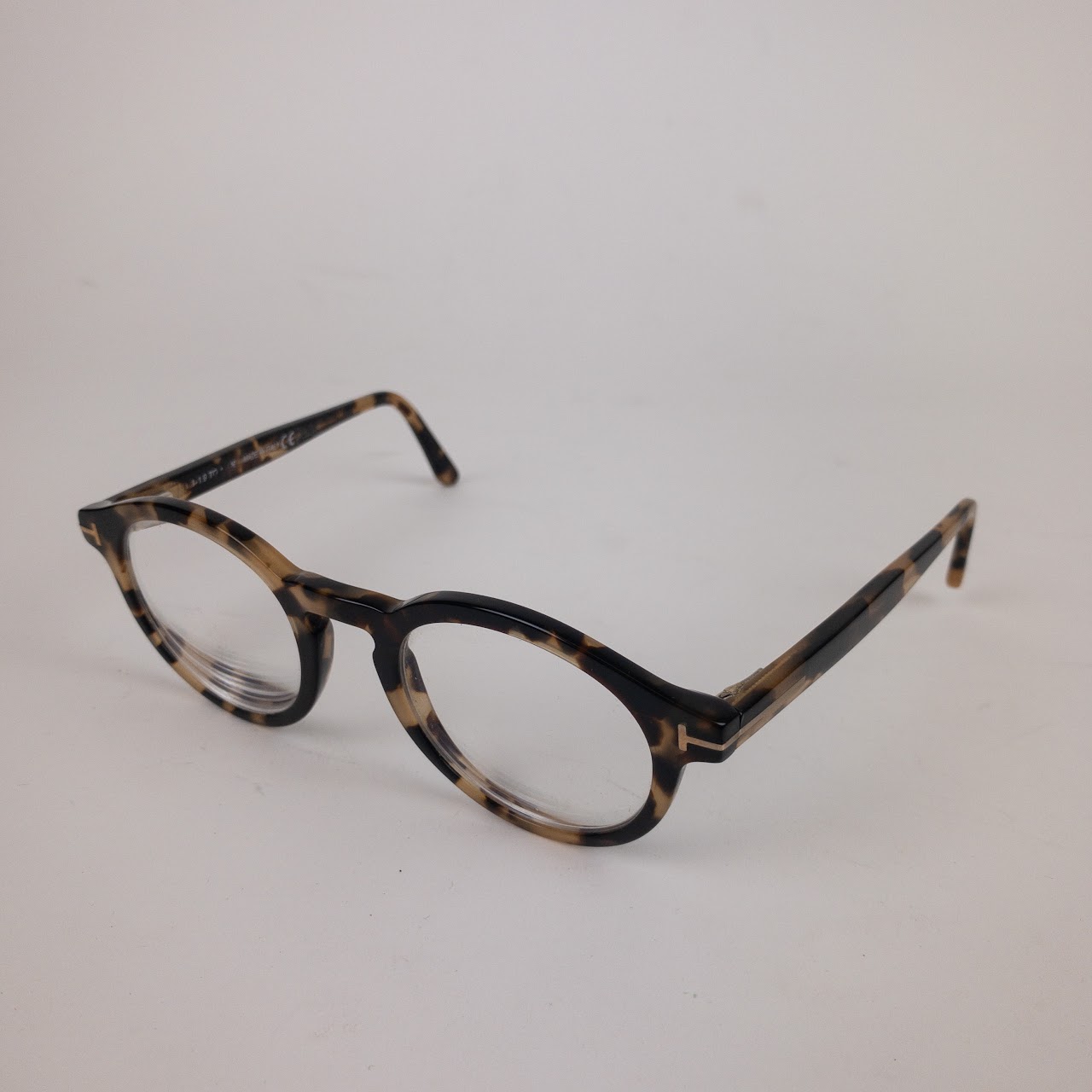 Tom Ford Round 'Tortoise'  R/X Eyeglasses