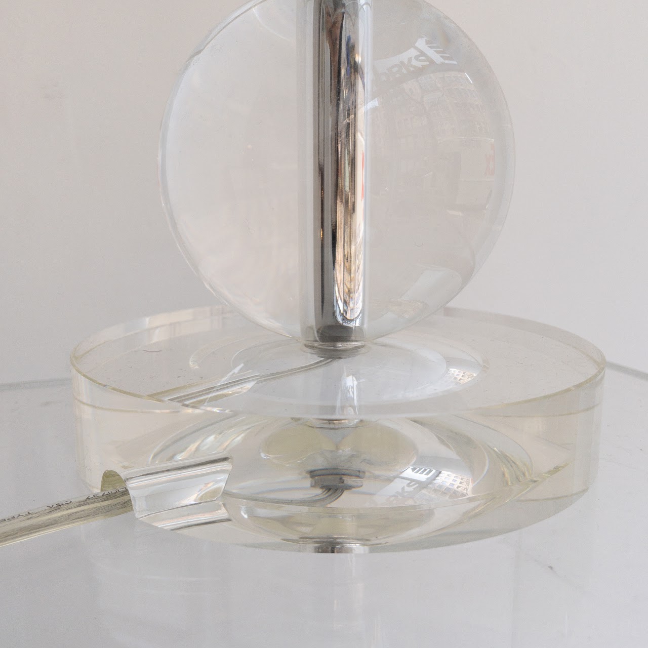 Robert Abbey Crystal Stacked Bubble Table Lamp