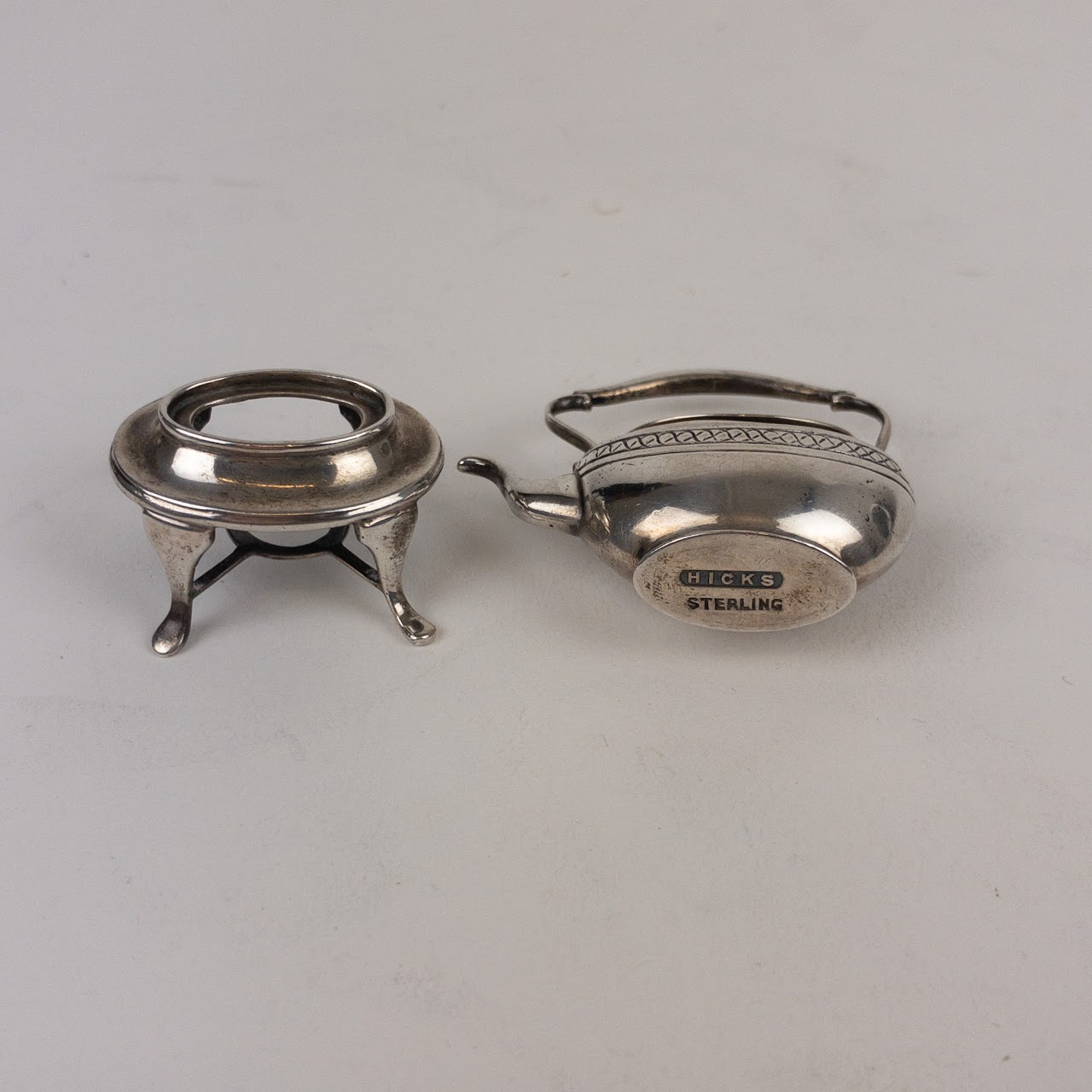 Sterling Silver Miniature Tea Set