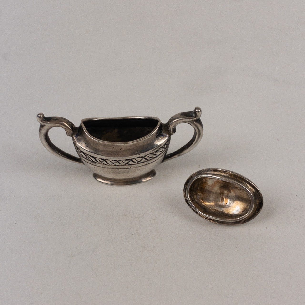 Sterling Silver Miniature Tea Set