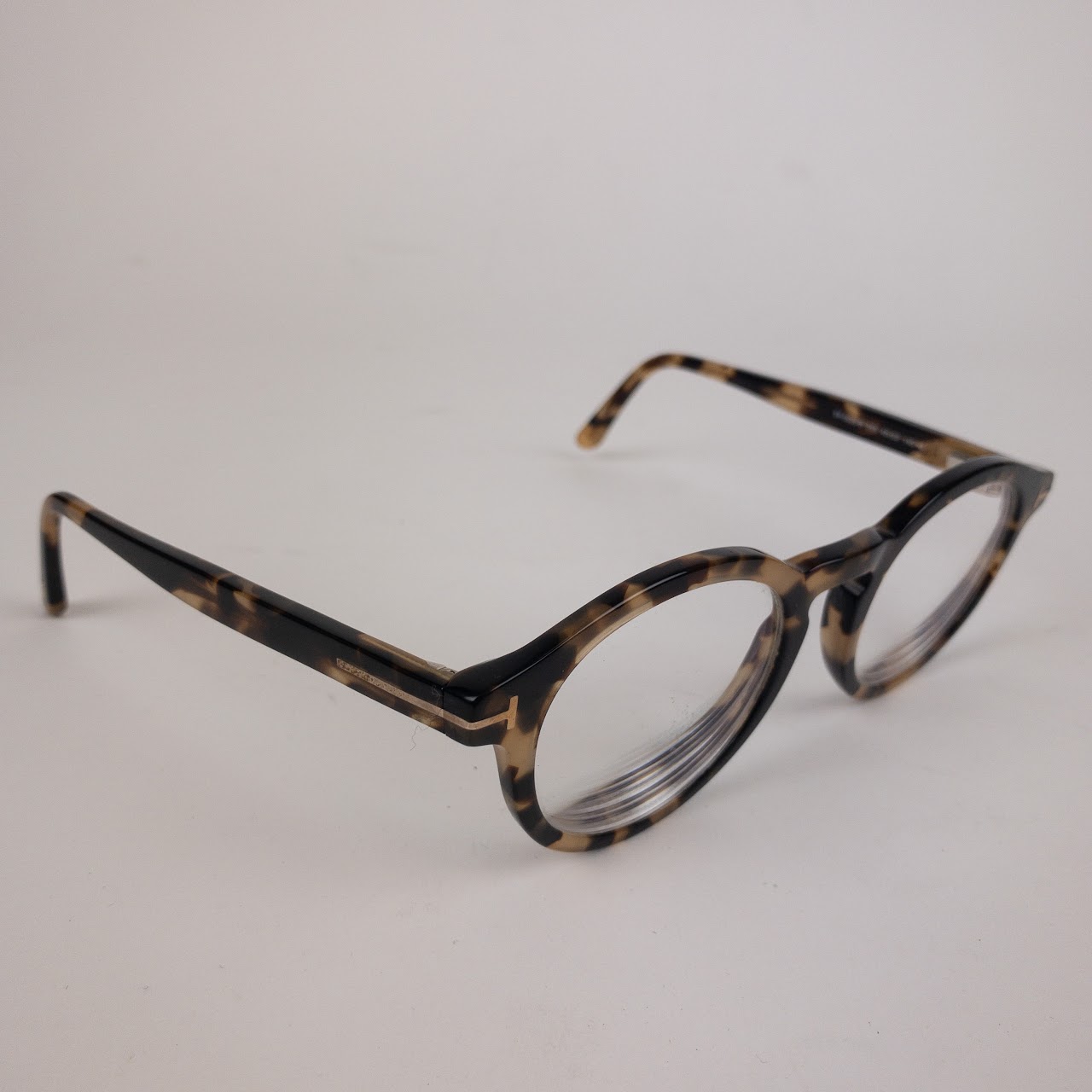 Tom Ford Round 'Tortoise'  R/X Eyeglasses