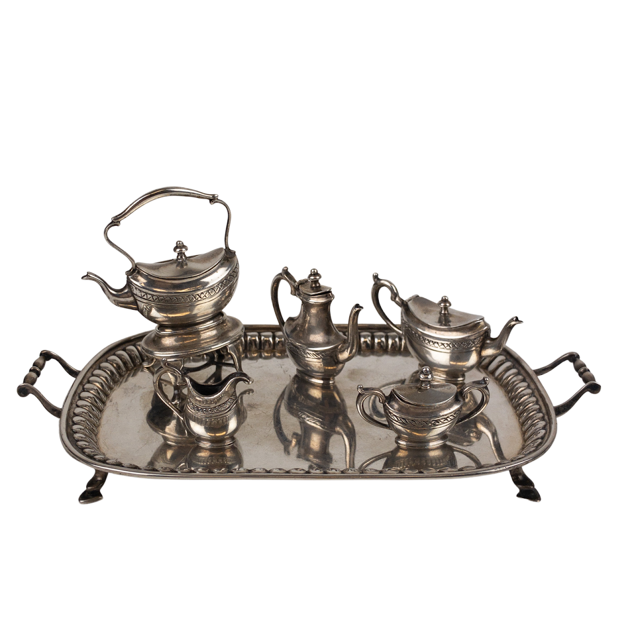 Sterling Silver Miniature Tea Set