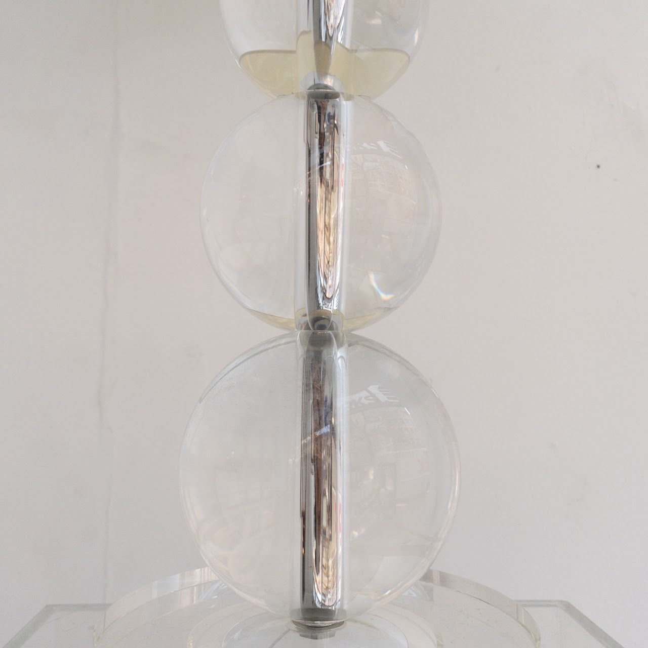 Robert Abbey Crystal Stacked Bubble Table Lamp