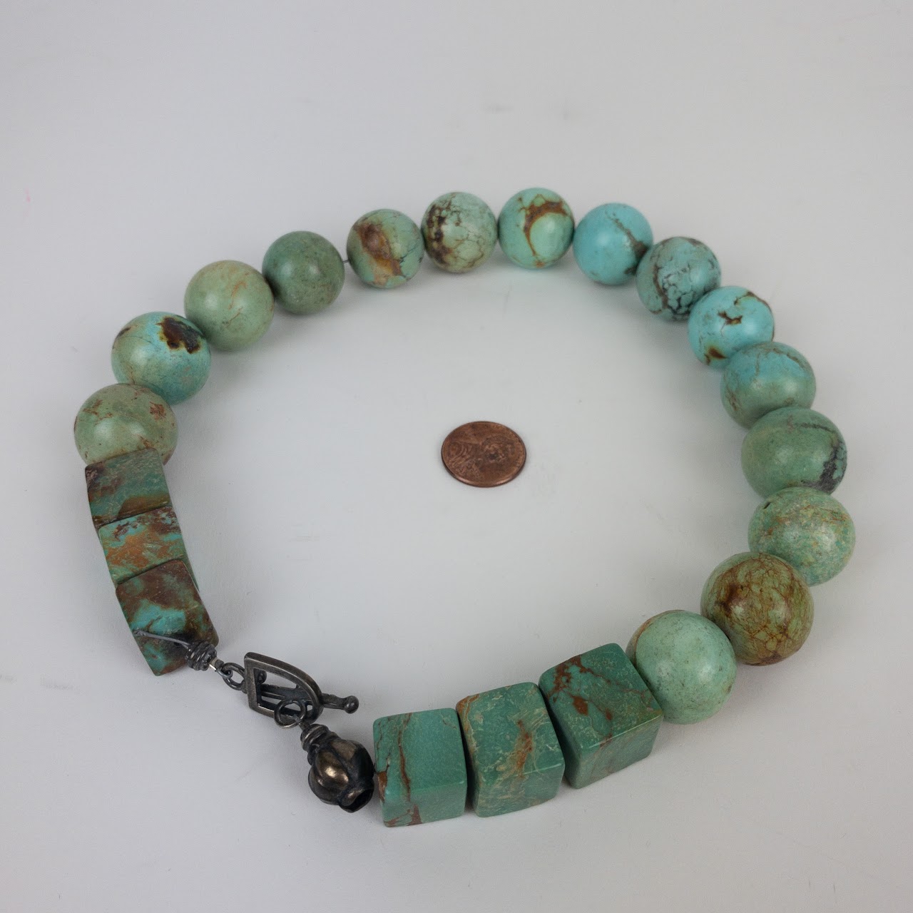 Natural Turquoise Statement Necklace