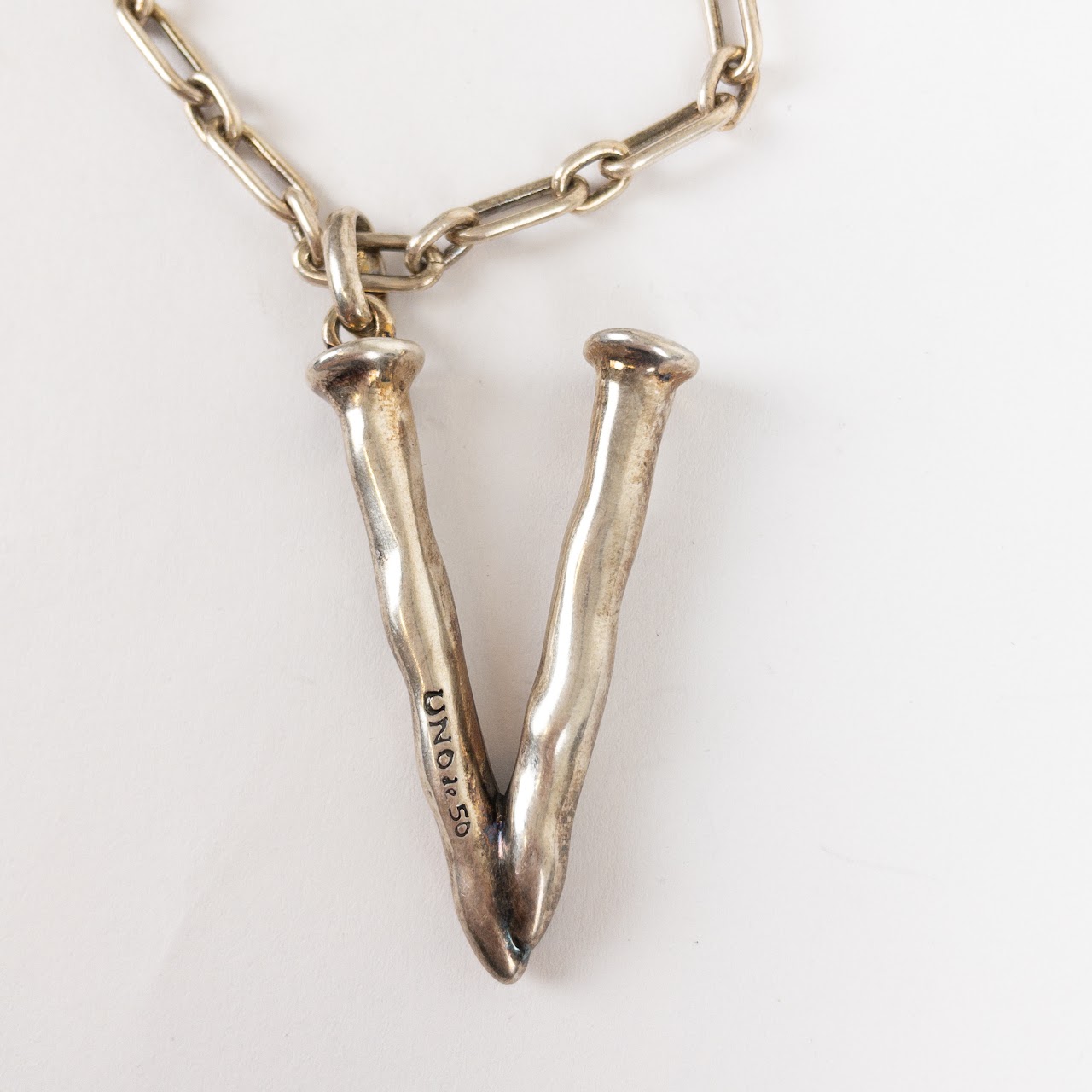 UNOde50  Double Nail Necklace