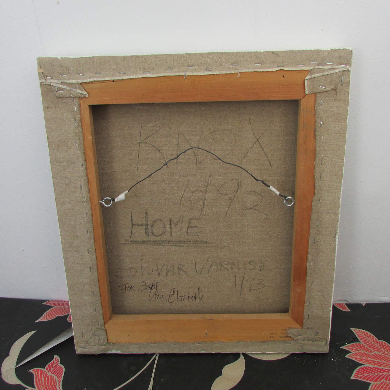 Elizabeth Knox Signed 'Home' Painting