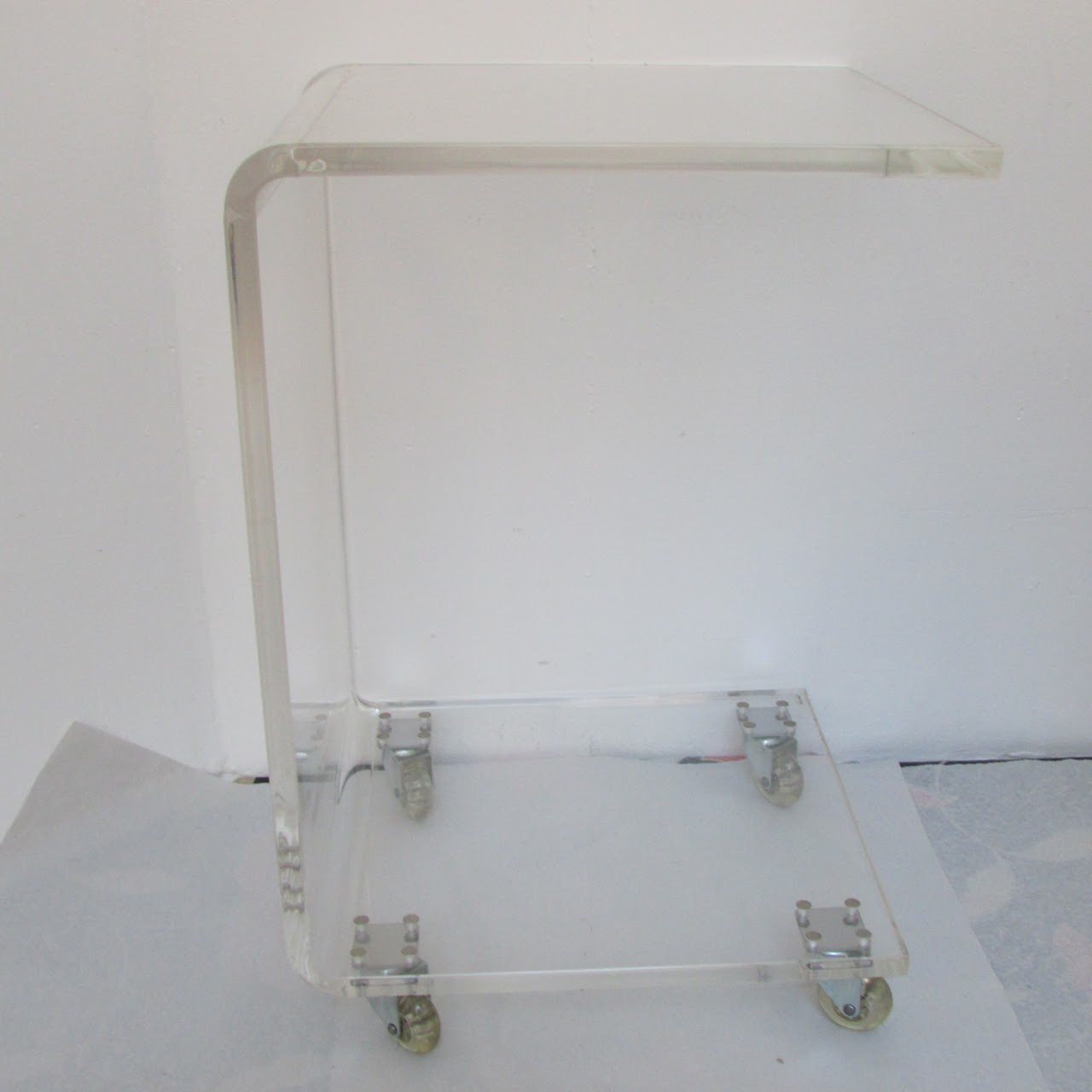 Acrylic C-Tiered Side Table