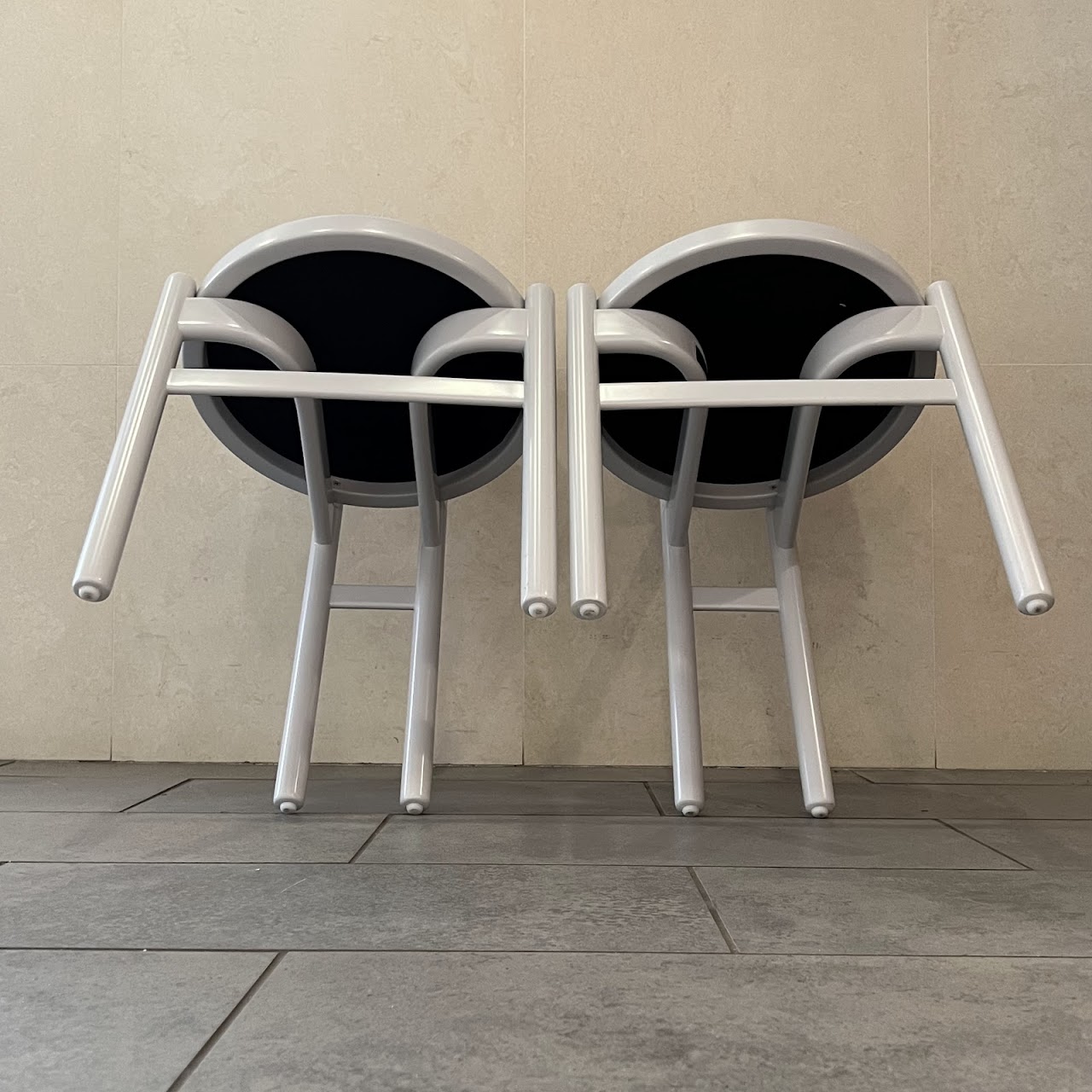 Pozzi Mariano Comense 'Le Sedie' Italian Modernist Chair Pair #1