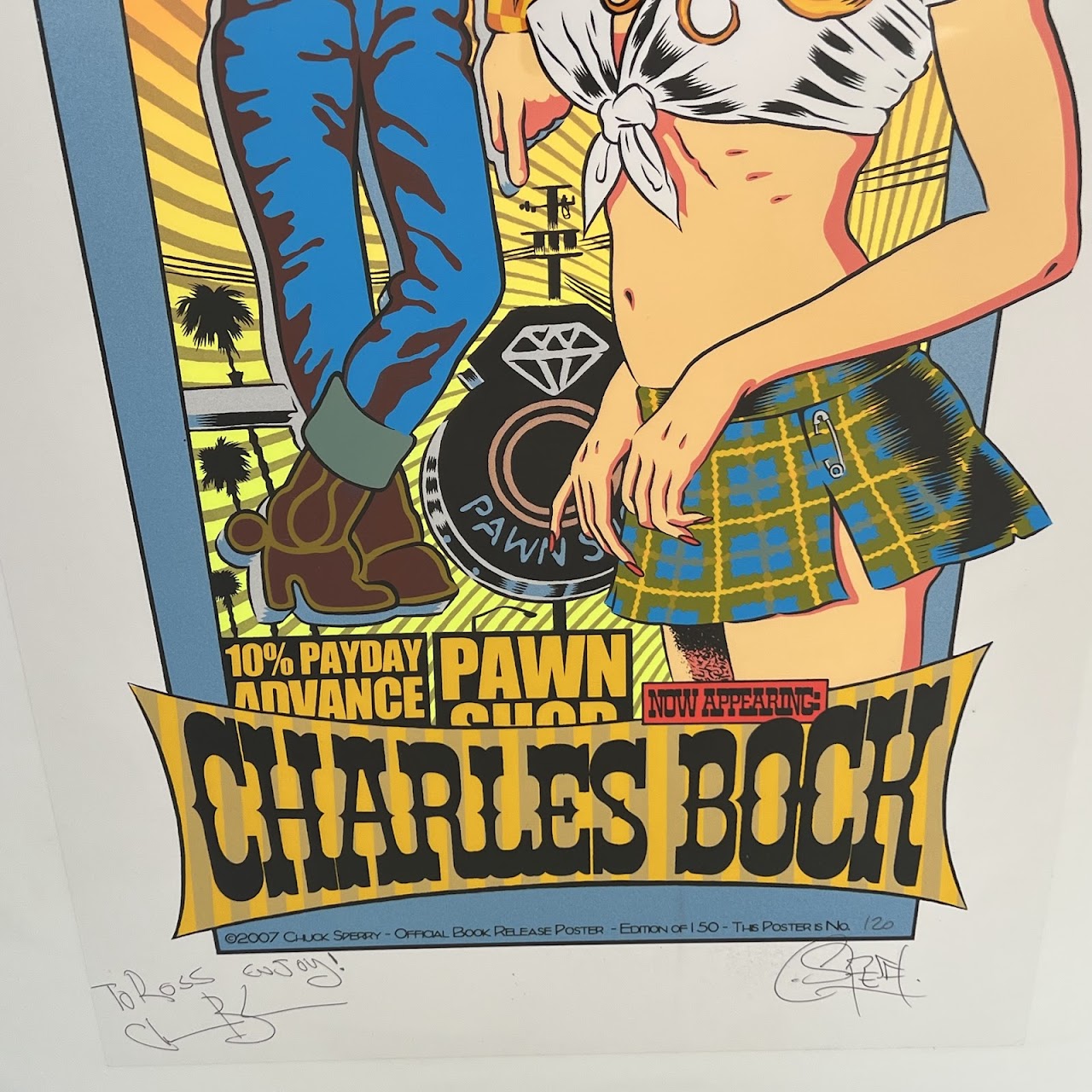 Chuck Sperry: Charles Bock 'Beautiful Children' Book Release Silkscreen Poster