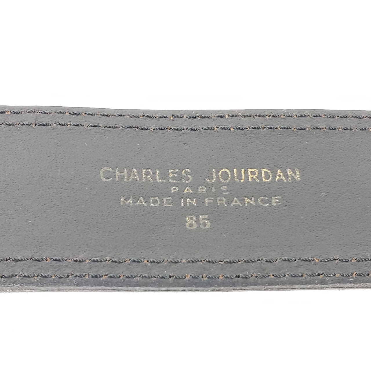 Charles Jourdan Accented Leather Belt