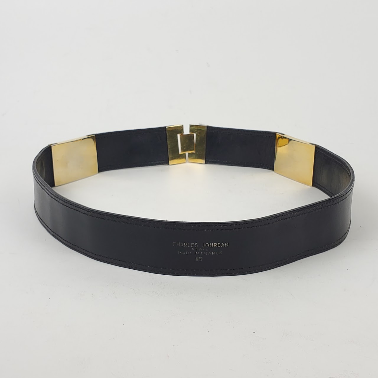 Charles Jourdan Accented Leather Belt