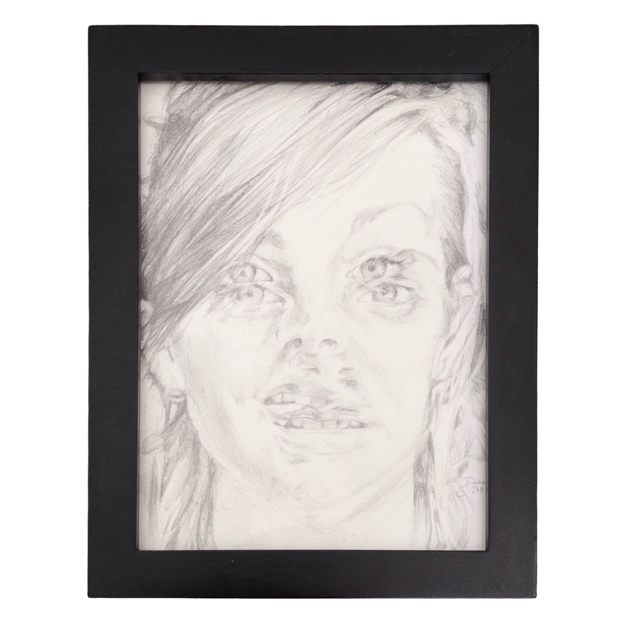 Dana Bunker Signed 'Face Mosh' Drawing